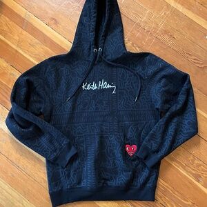 Keith Haring X Shoe Palace New York Hoodie Sz M